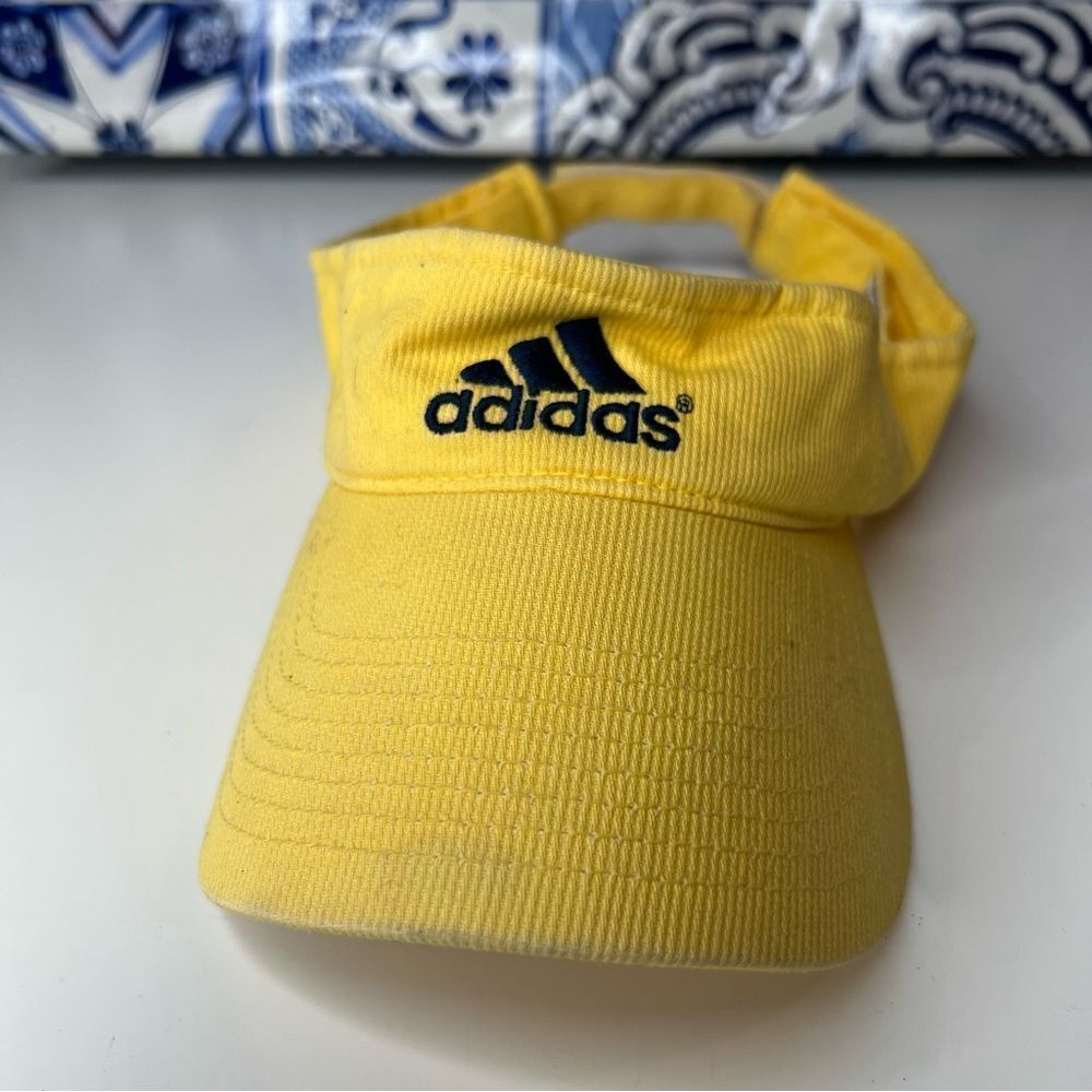 Adidas Vintage Y2k Yellow Textured Material